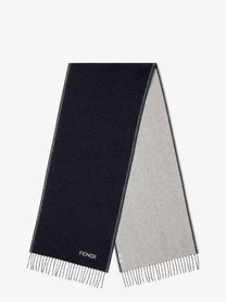 Fendi Men's Cashmere Scarf White
