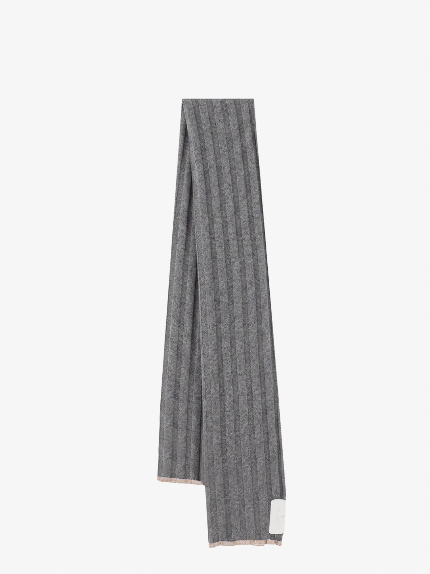 Brunello Cucinelli Men's Cashmere Scarf Grey