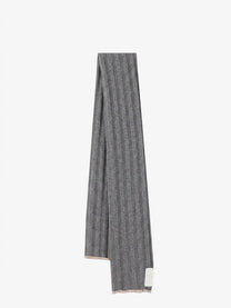 Brunello Cucinelli Men's Cashmere Scarf Grey