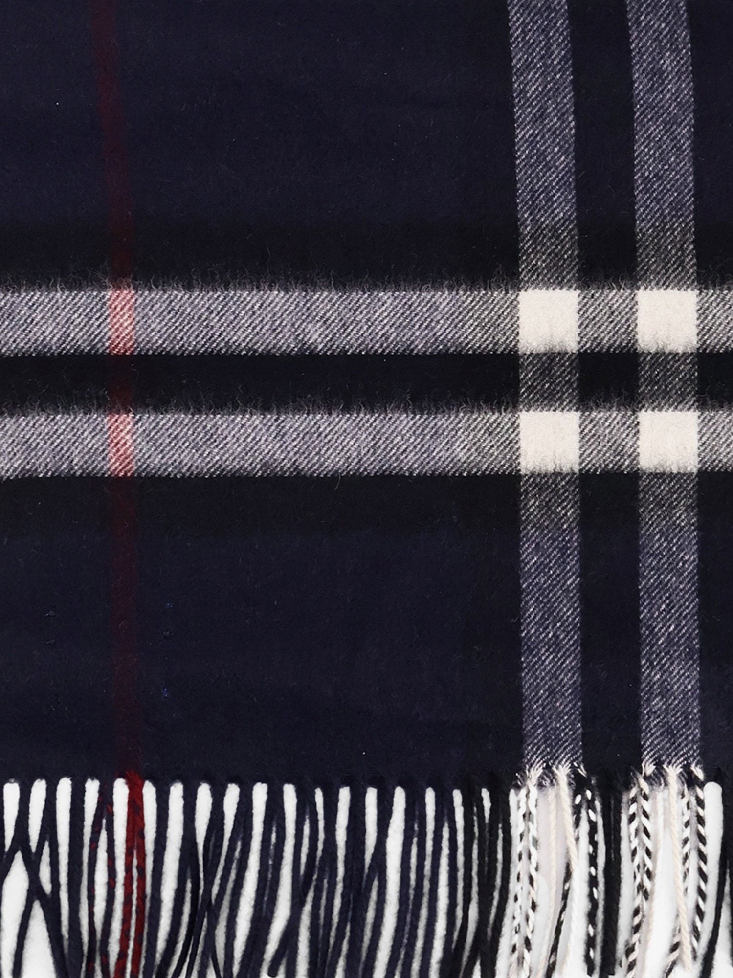 Burberry Unisex Cashmere Scarf Blue