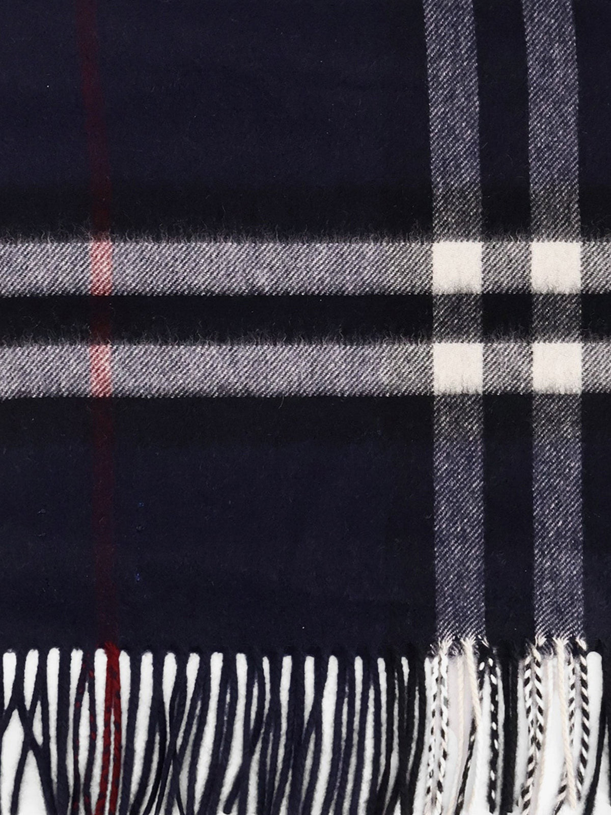 Burberry Unisex Cashmere Scarf Blue, view 2
