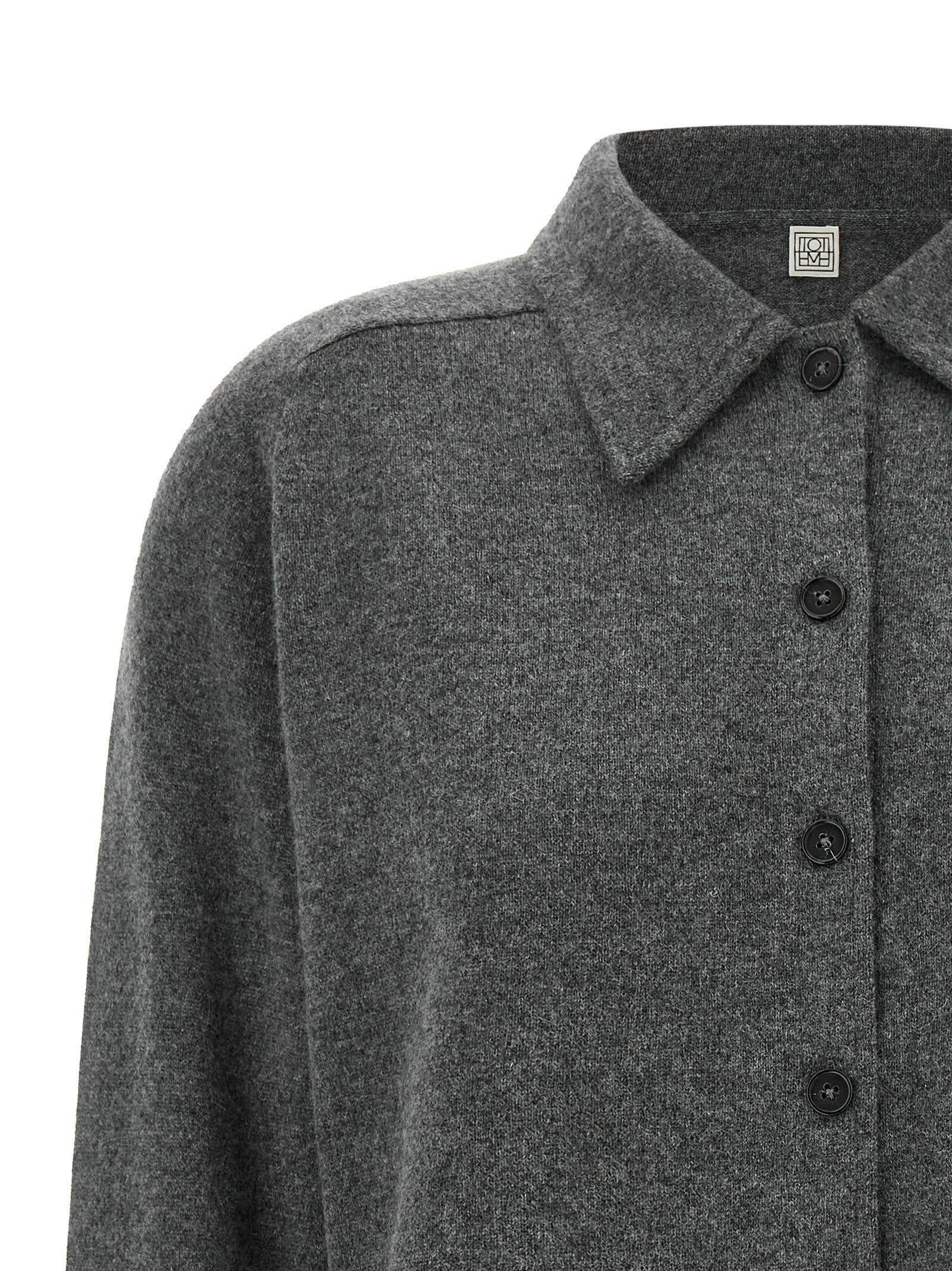 Toteme Cashmere Shirt Grey