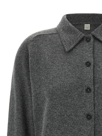 Toteme Cashmere Shirt Grey
