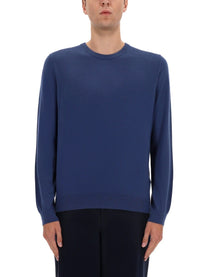 Boss Camel Men's Cashmere Sweater Blue