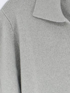 Soft Goat Men's Cashmere Sweater Grey, view 3