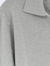 Soft Goat Men's Cashmere Sweater Grey