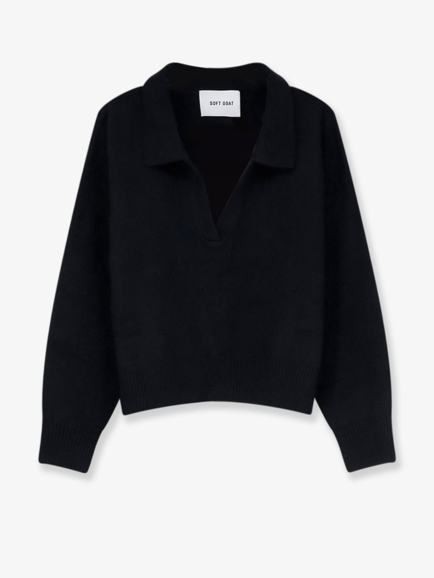 Soft Goat Women's Cashmere Sweater Black