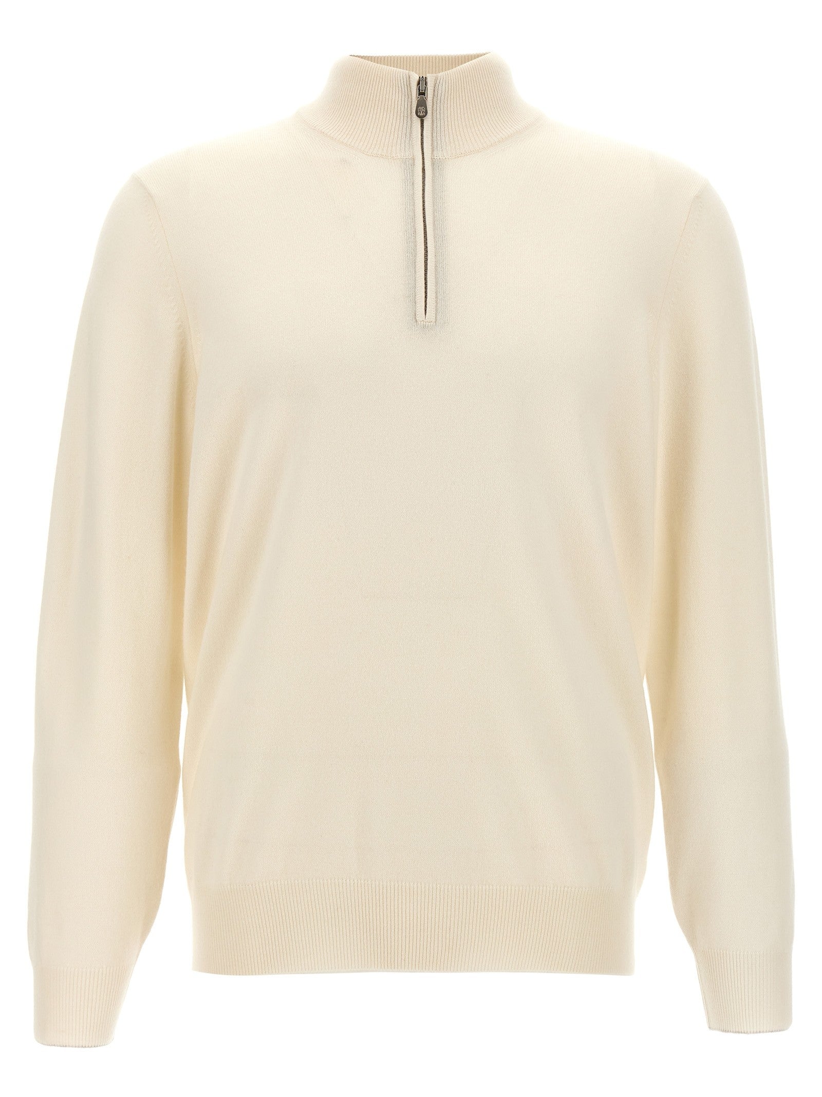 Brunello Cucinelli Cashmere Sweater White
