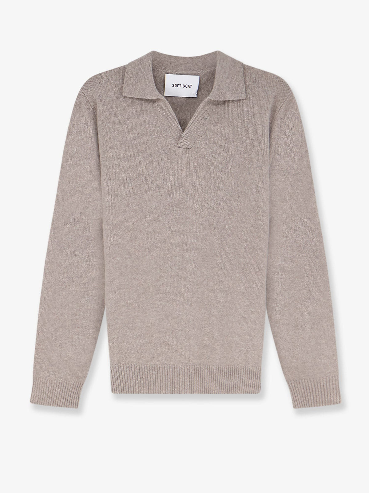 Soft Goat Men's Cashmere Sweater Grey