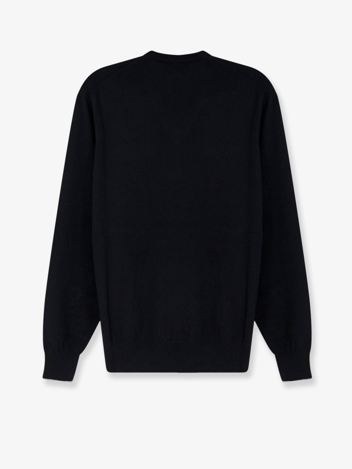 Brunello Cucinelli Men's Cashmere Sweater Black, view 2