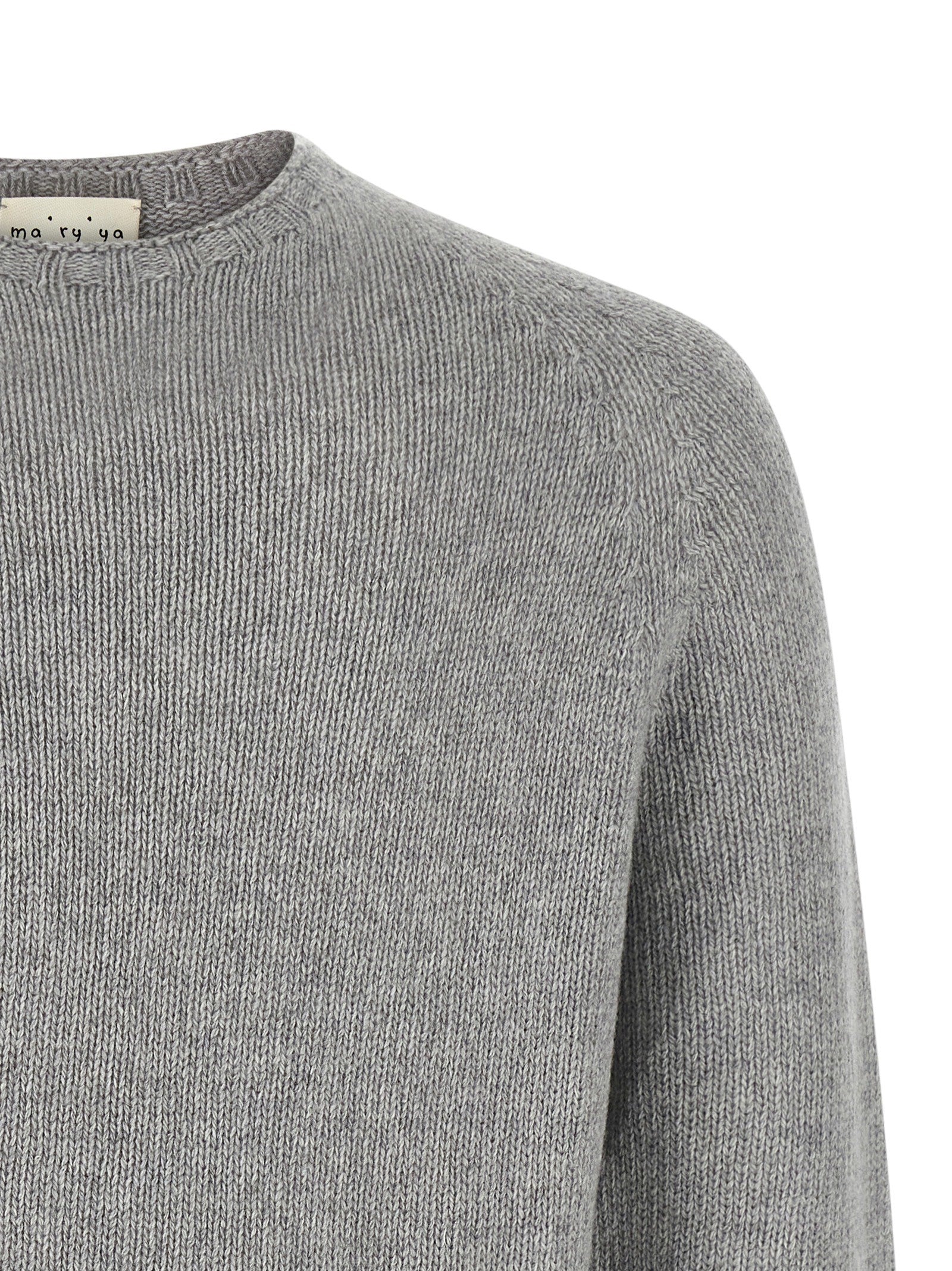 Ma'Ry'Ya Cashmere Sweater Grey