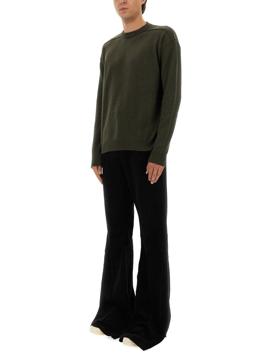 Rick Owens Men's Cashmere Sweater Green, view 2