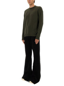Rick Owens Men's Cashmere Sweater Green, view 2