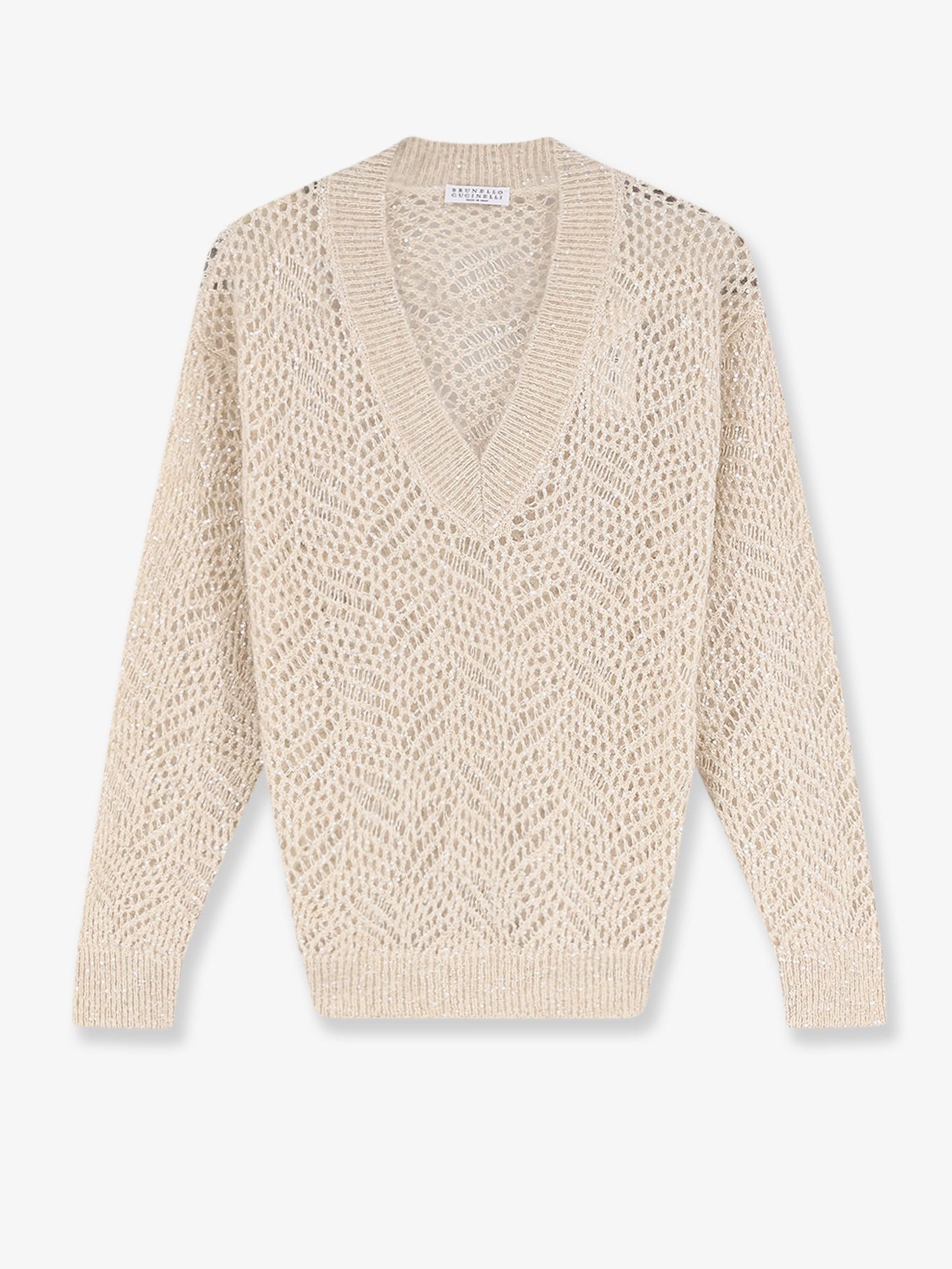 Brunello Cucinelli Women's Cashmere Sweater White