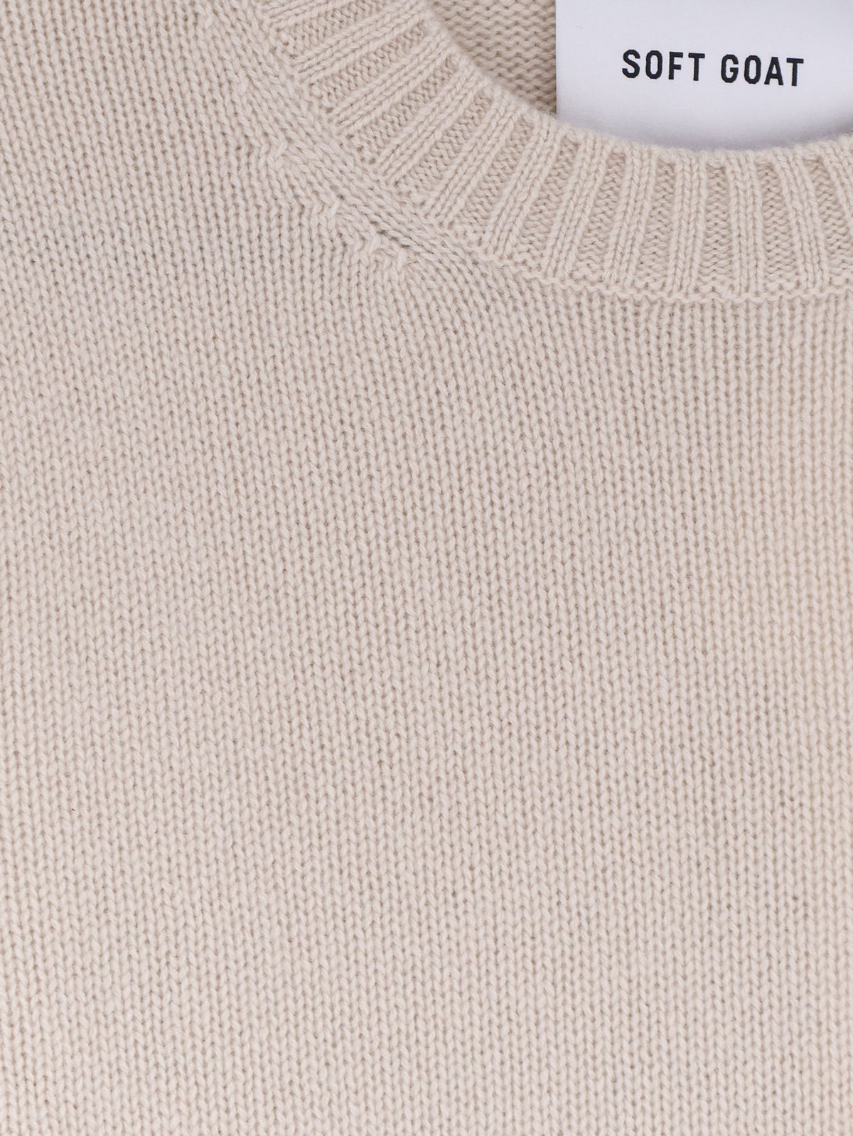 Soft Goat Men's Cashmere Sweater Beige, view 3