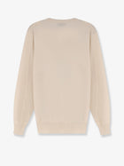 Brunello Cucinelli Men's Cashmere Sweater White, view 2