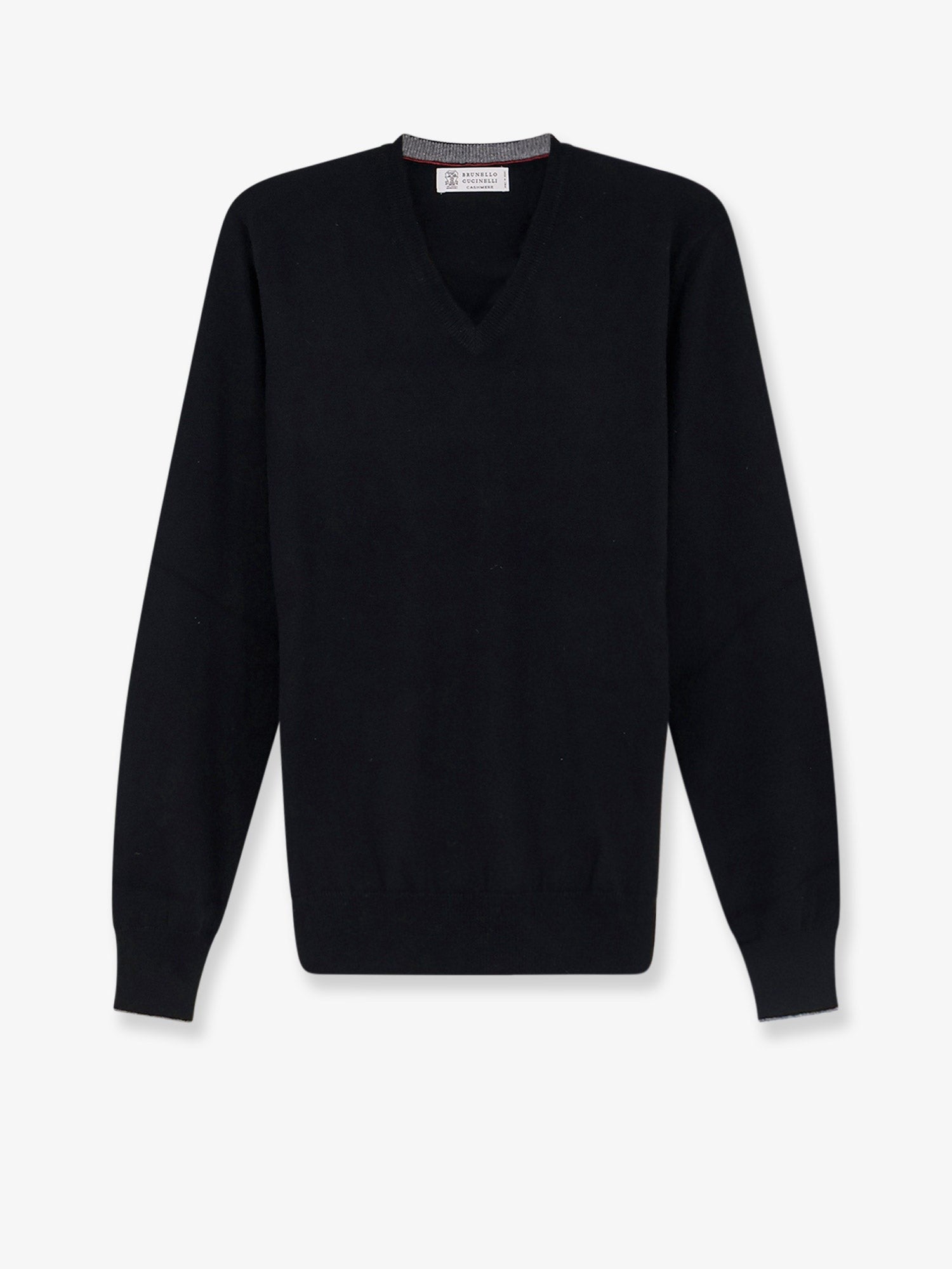 Brunello Cucinelli Men's Cashmere Sweater Black