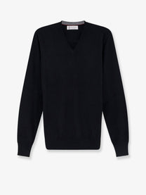 Brunello Cucinelli Men's Cashmere Sweater Black