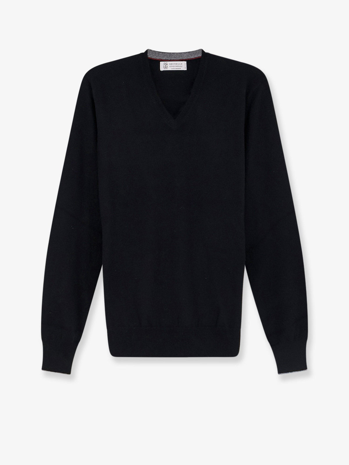 Brunello Cucinelli Men's Cashmere Sweater Black