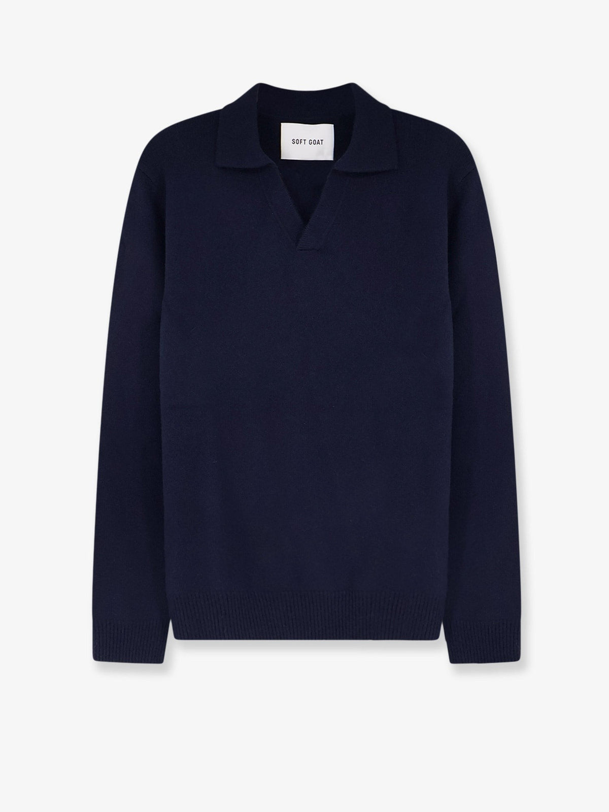 Soft Goat Men's Cashmere Sweater Blue
