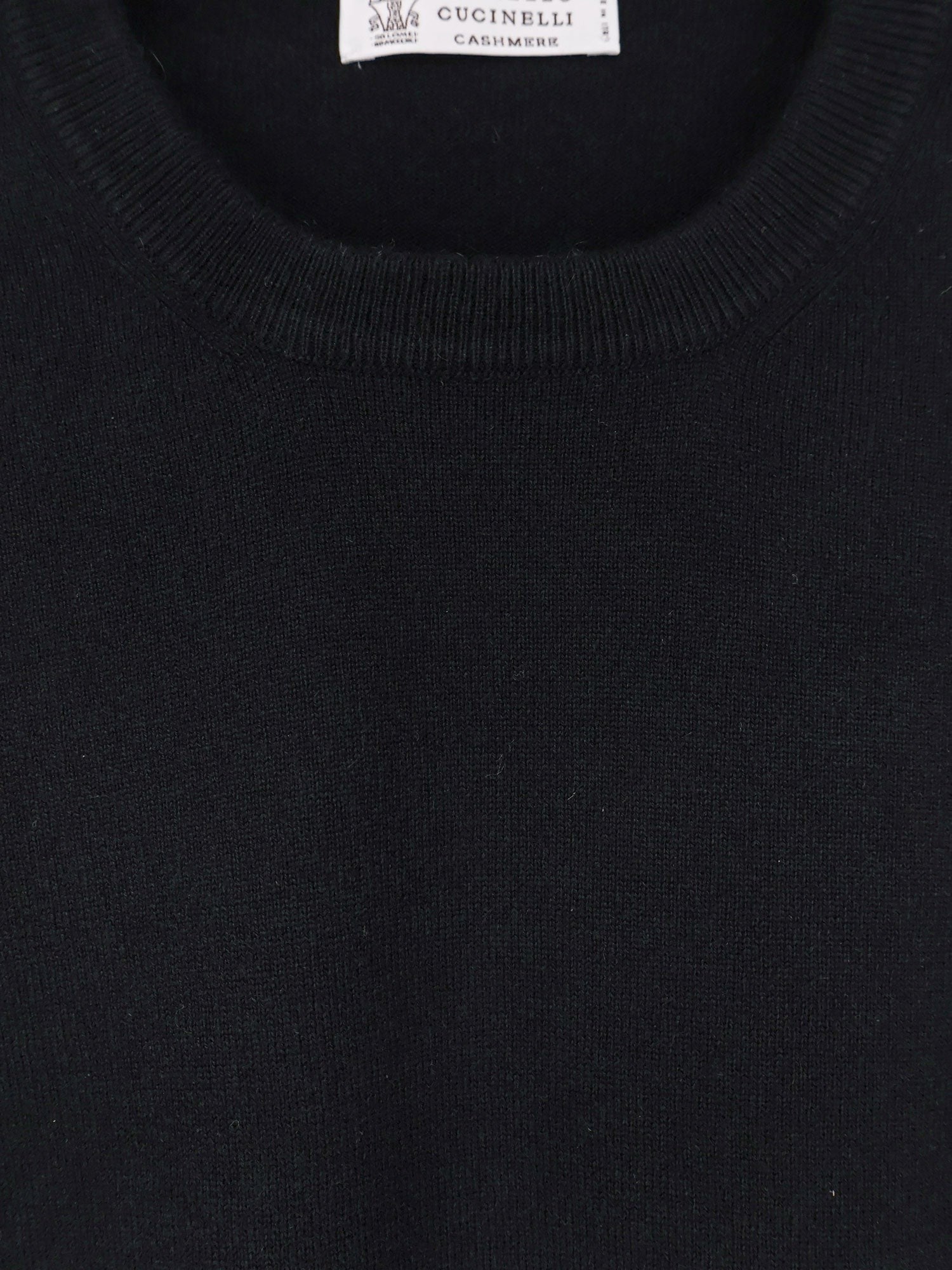 Brunello Cucinelli Men's Cashmere Sweater Black