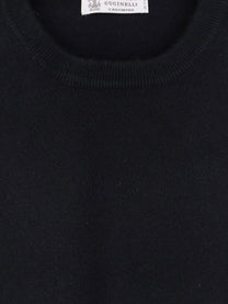 Brunello Cucinelli Men's Cashmere Sweater Black