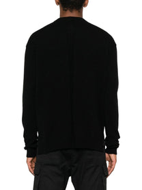 Rick Owens Men's Cashmere Sweater Black, view 3