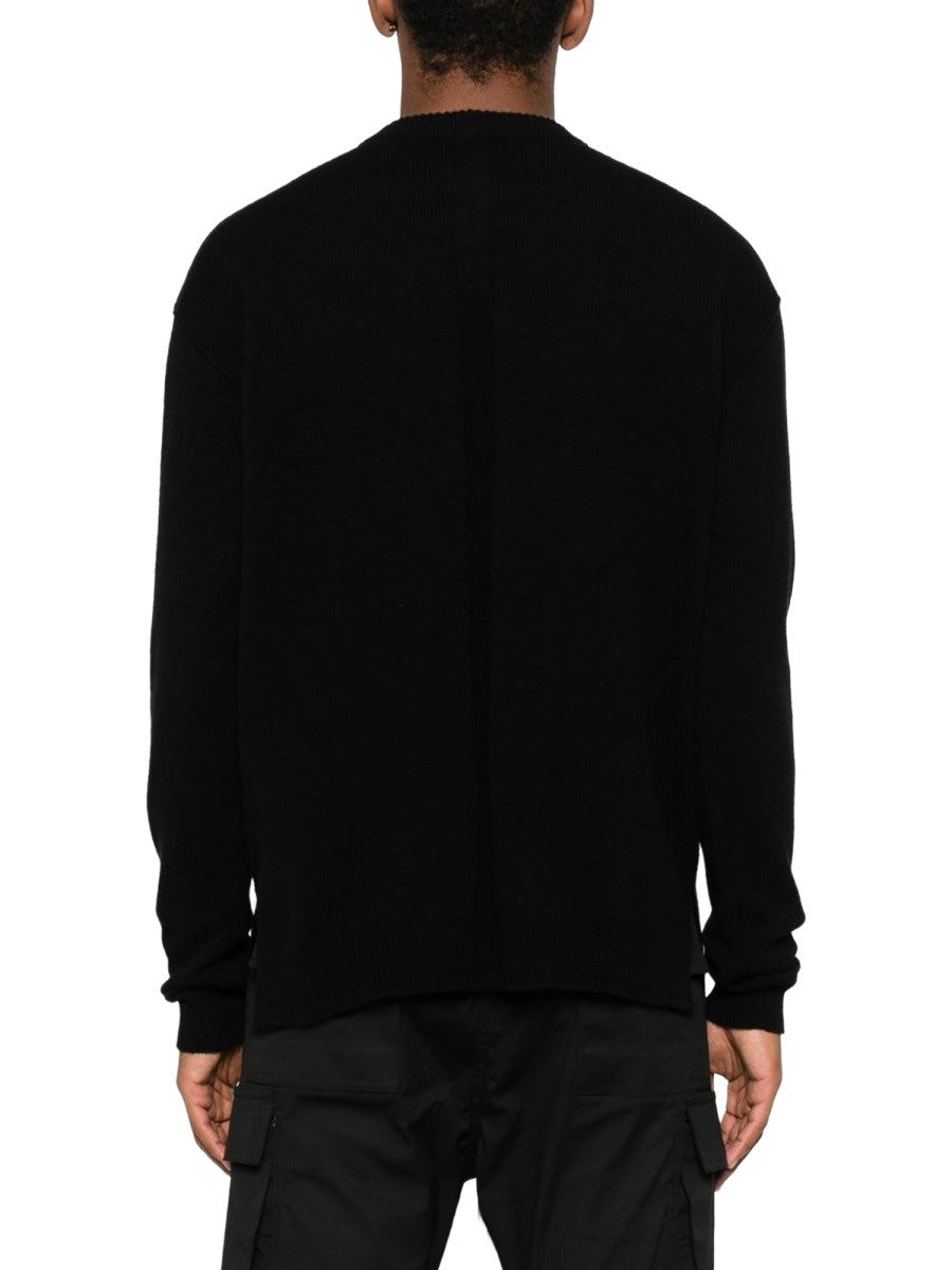 Rick Owens Men's Cashmere Sweater Black, view 3