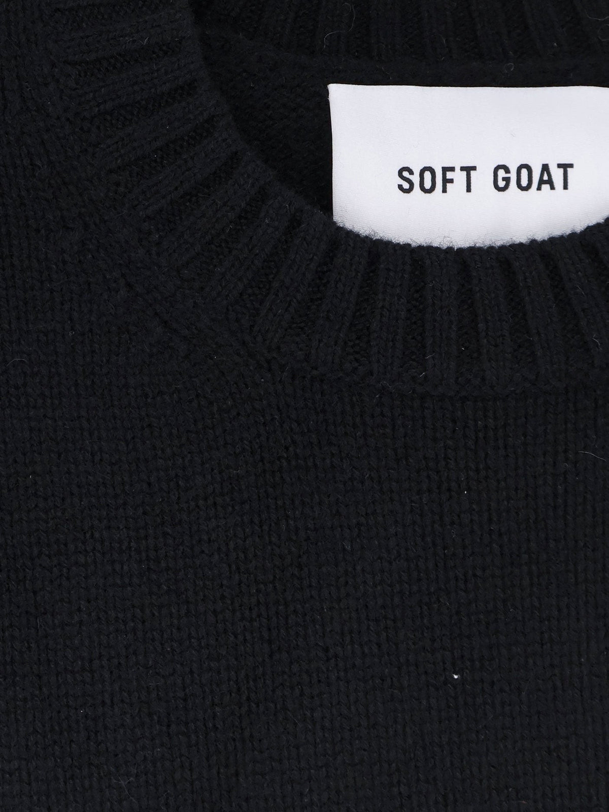 Soft Goat Men's Cashmere Sweater Black