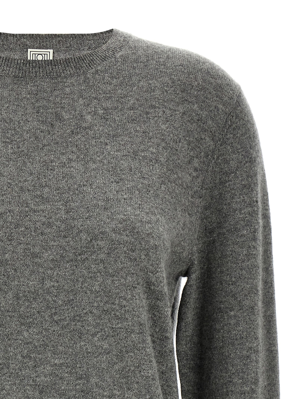 Toteme Cashmere Sweater Grey, view 3