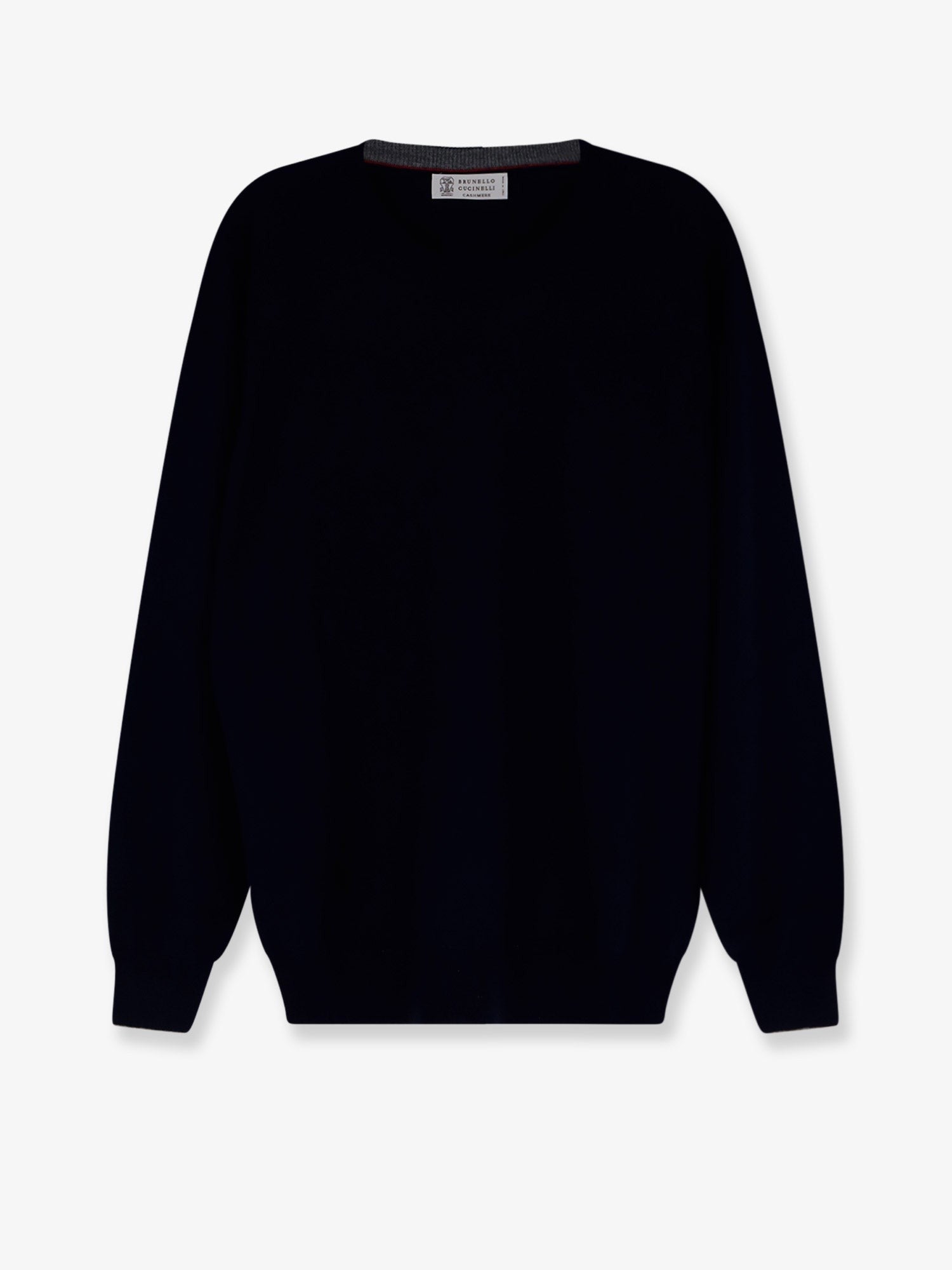 Brunello Cucinelli Men's Cashmere Sweater Grey