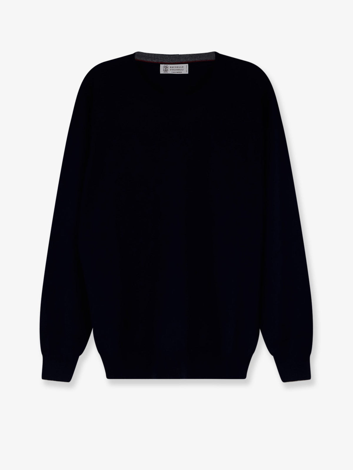Brunello Cucinelli Men's Cashmere Sweater Grey