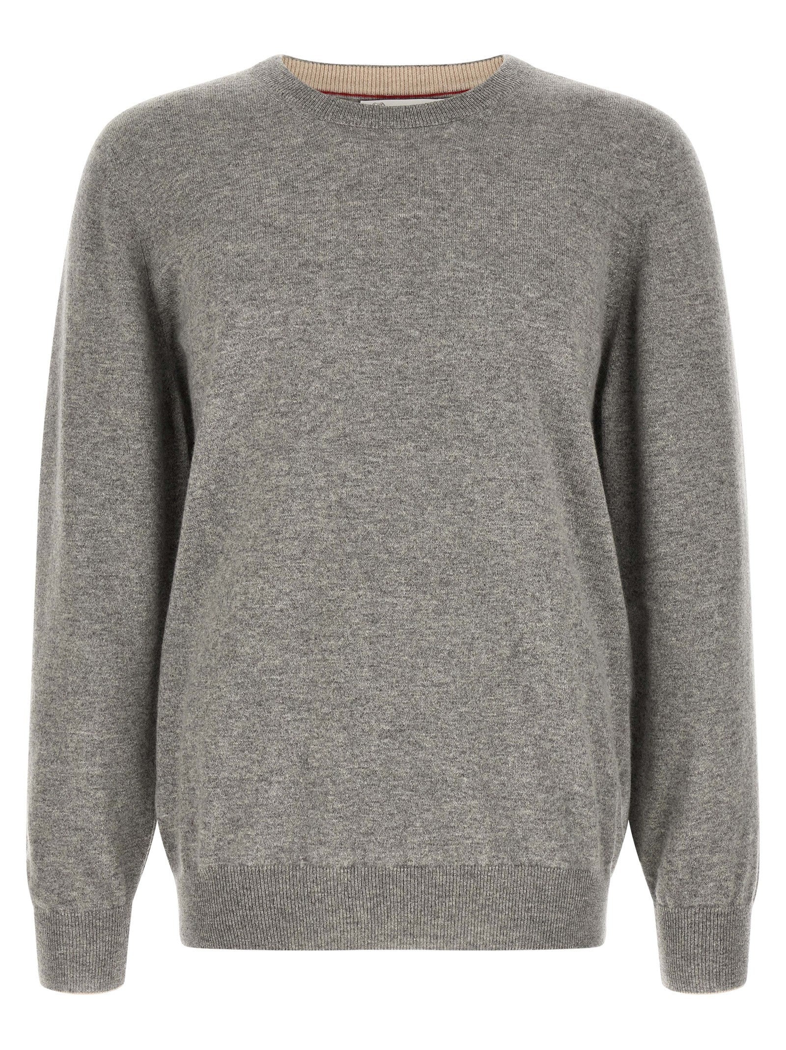 Brunello Cucinelli Cashmere Sweater Grey