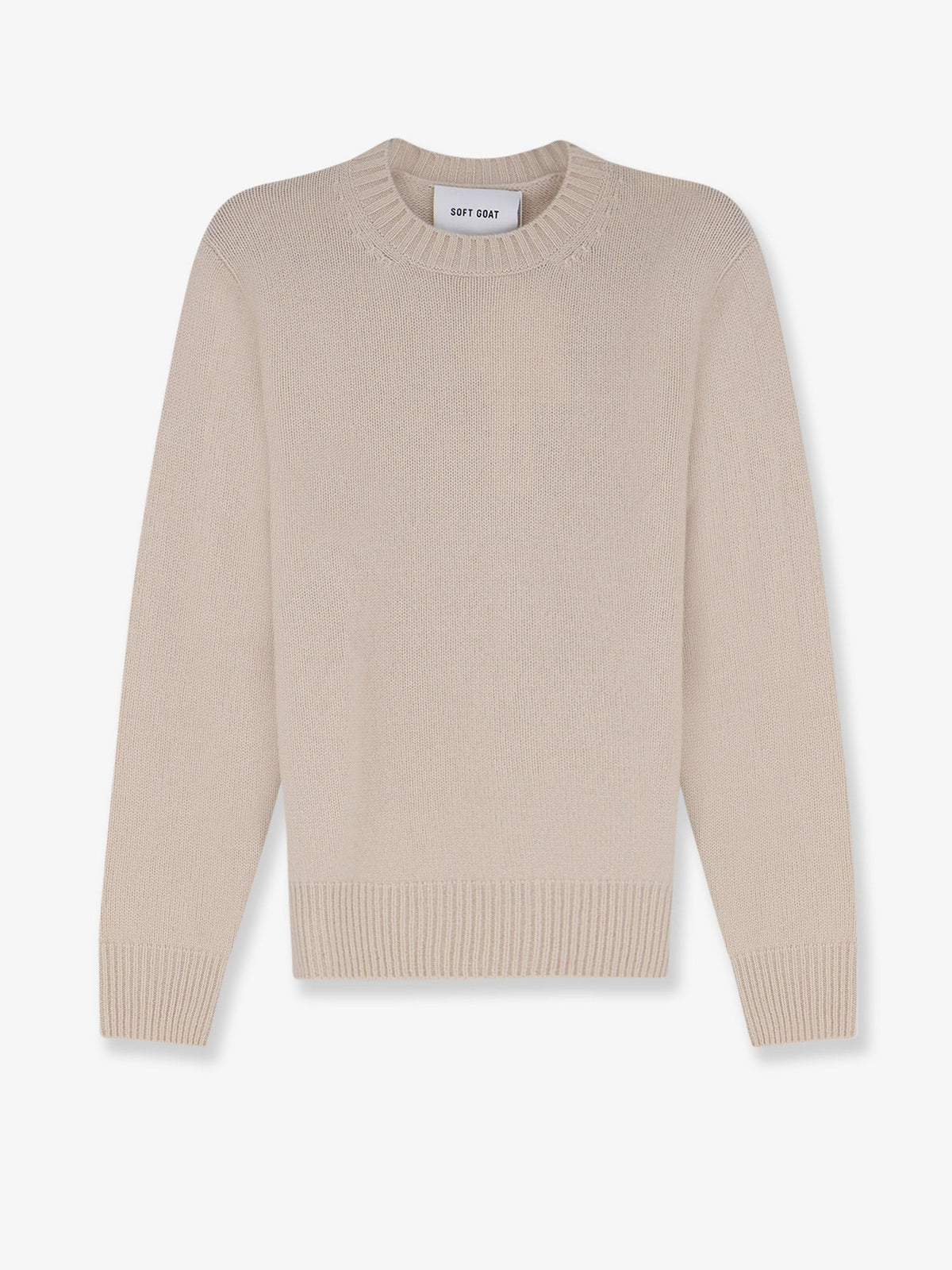 Soft Goat Men's Cashmere Sweater Beige