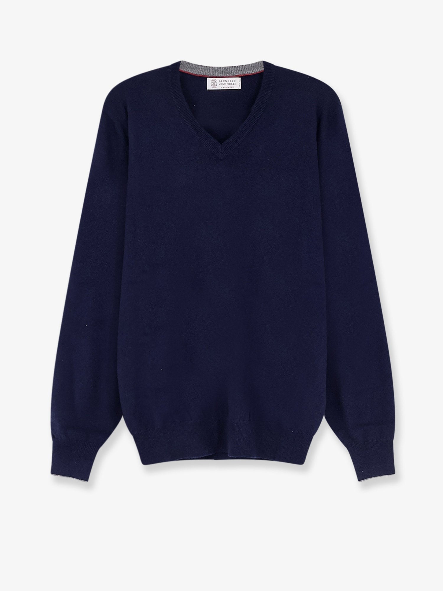 Brunello Cucinelli Men's Cashmere Sweater Grey