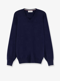 Brunello Cucinelli Men's Cashmere Sweater Grey