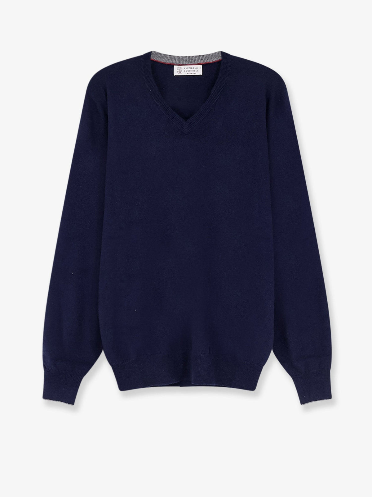 Brunello Cucinelli Men's Cashmere Sweater Grey