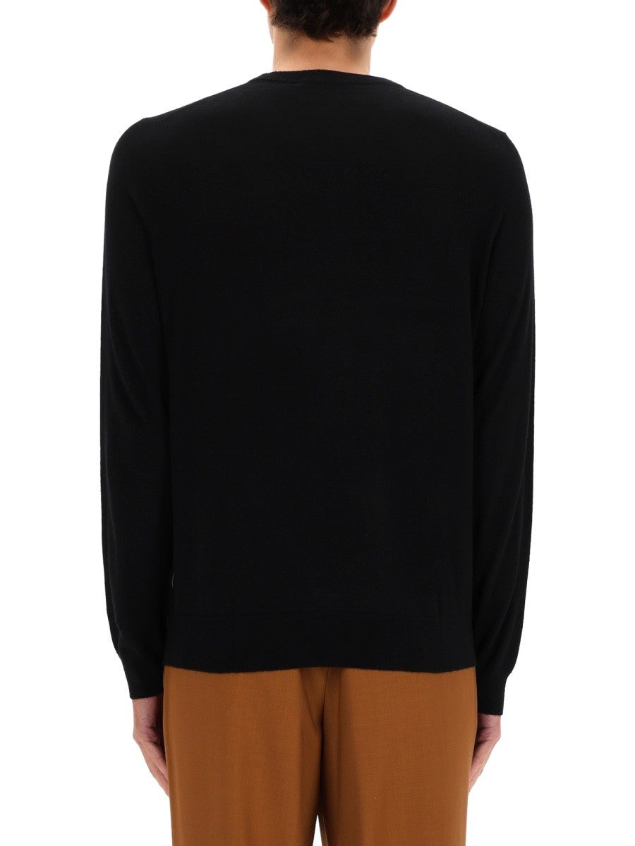 BOSS Men's Cashmere Sweater Black, view 3
