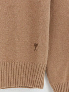 Ami Paris Men's Cashmere Sweater Beige, view 3