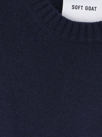 Soft Goat Men's Cashmere Sweater Blue