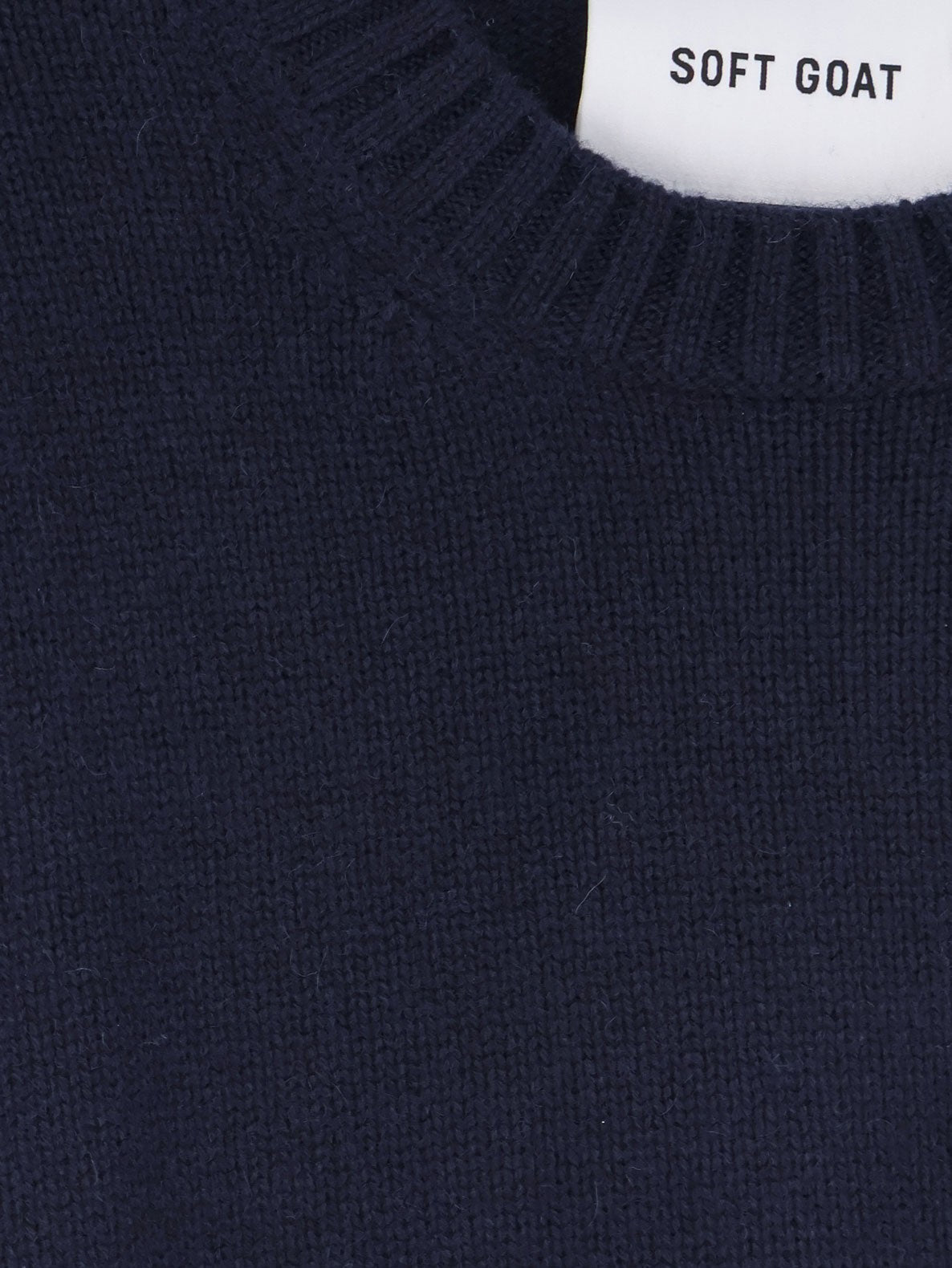 Soft Goat Men's Cashmere Sweater Blue, view 3