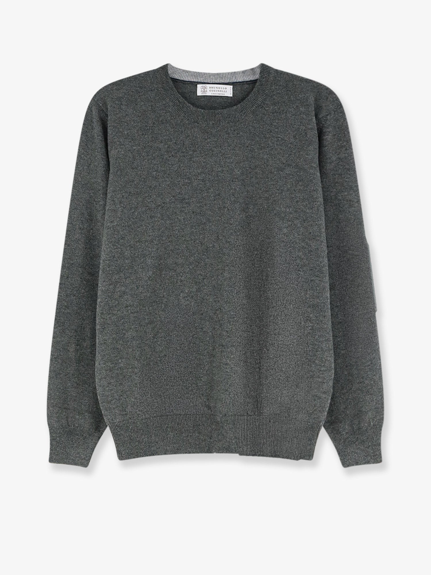 Brunello Cucinelli Men's Cashmere Sweater Grey