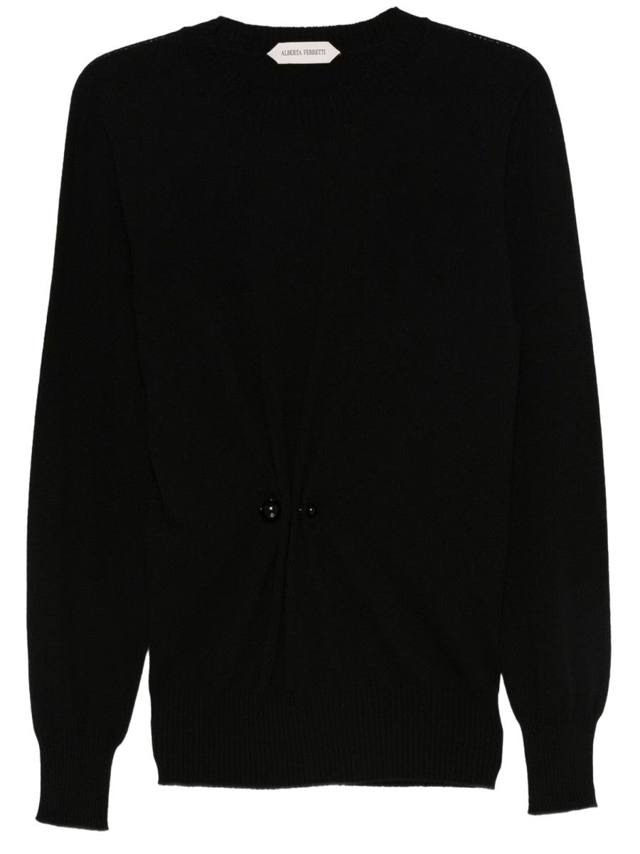 Alberta Ferretti Women's Cashmere Sweater Black