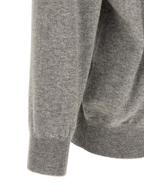 Brunello Cucinelli Cashmere Sweater Grey