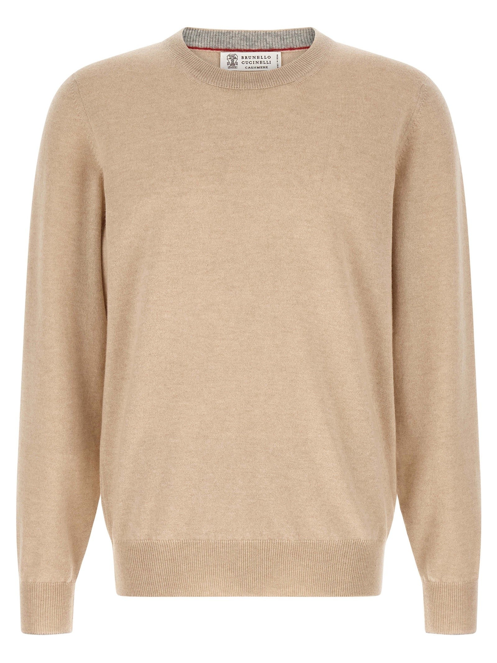 Brunello Cucinelli Cashmere Sweater Beige
