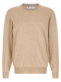 Brunello Cucinelli Cashmere Sweater Beige