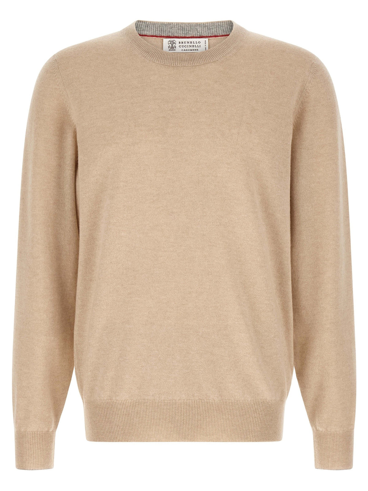 Brunello Cucinelli Cashmere Sweater Beige