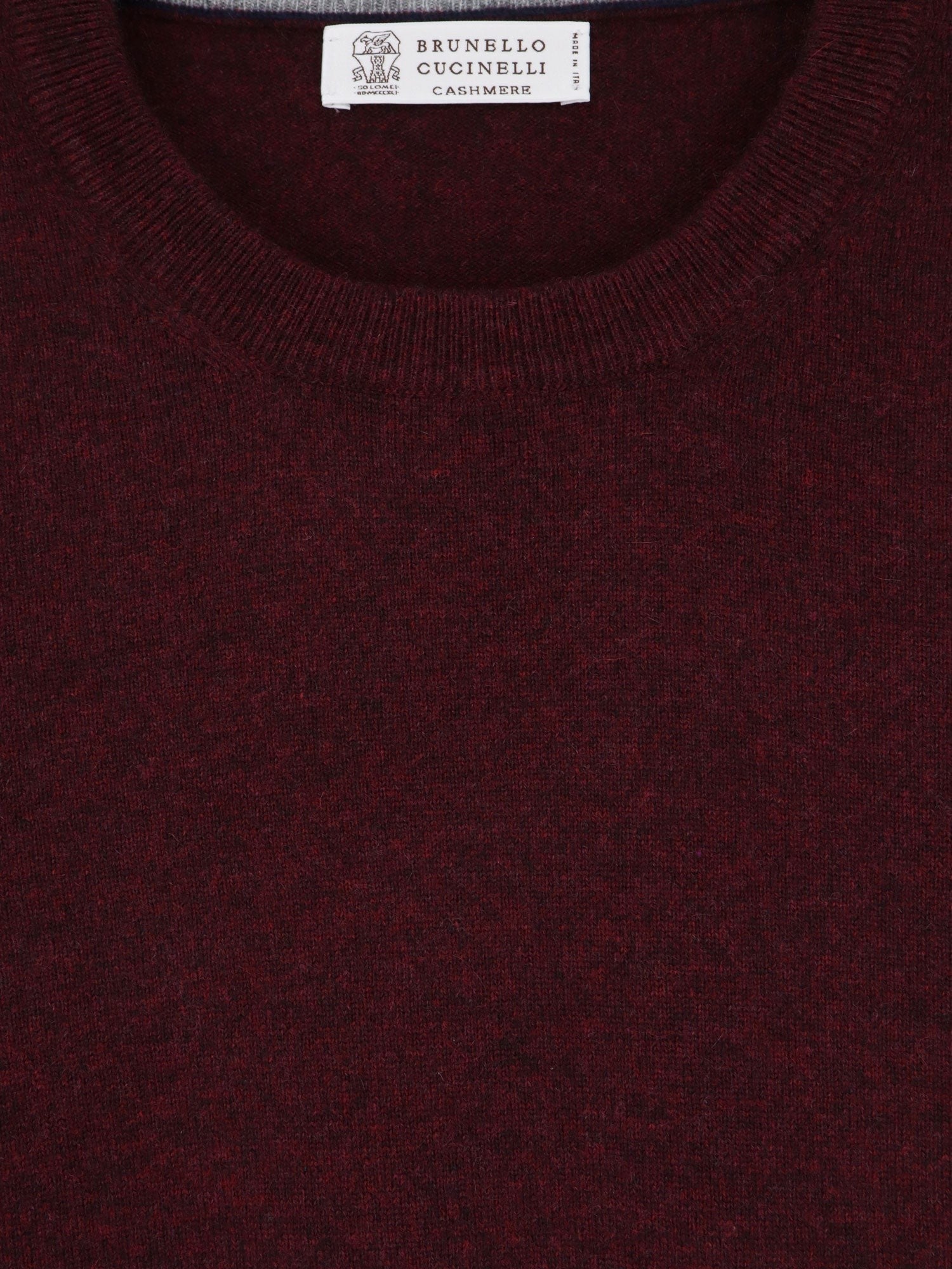 Brunello Cucinelli Men's Cashmere Sweater Grey