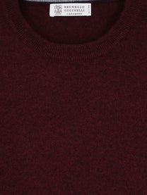 Brunello Cucinelli Men's Cashmere Sweater Grey