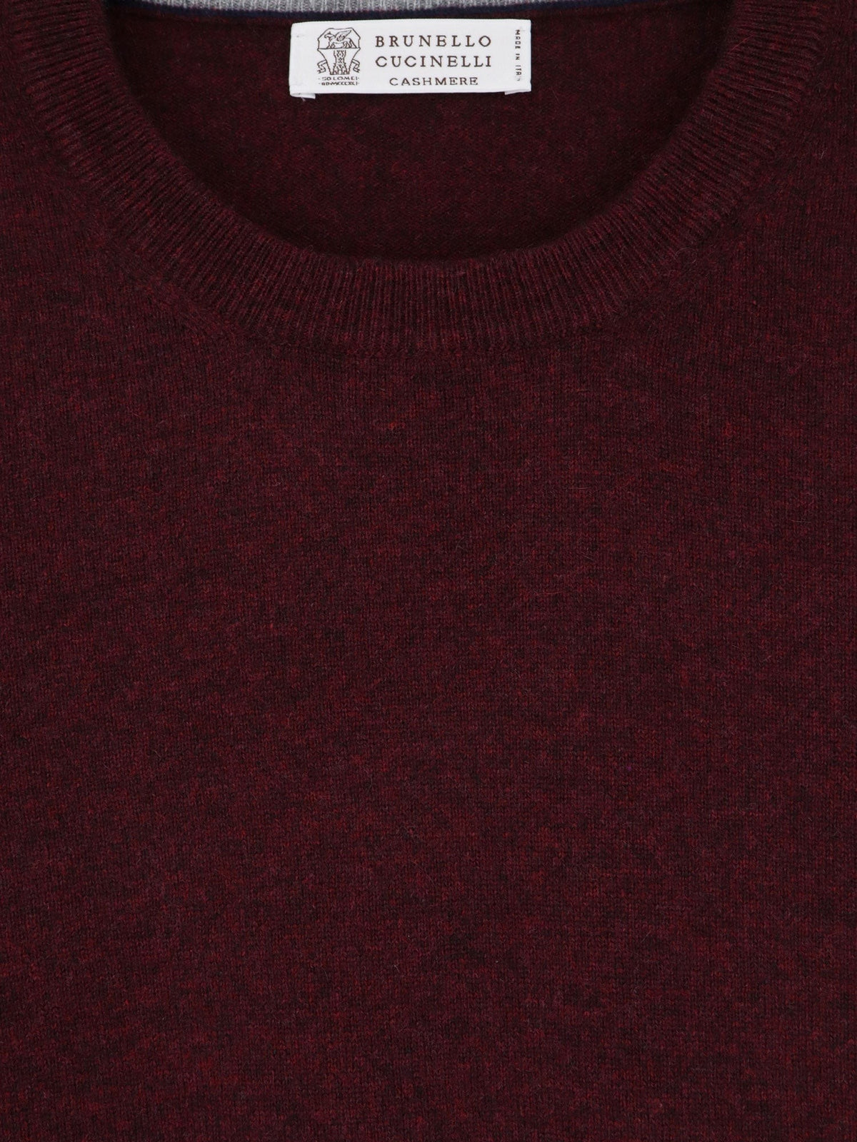 Brunello Cucinelli Men's Cashmere Sweater Grey, view 3